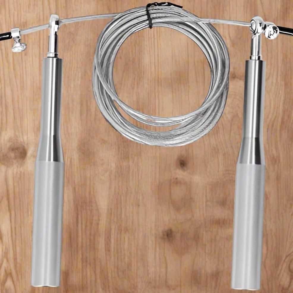 Corde à Sauter - JumpRopeCrossfit™ - Argent - Le Roi du Fitness